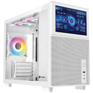 XTREME D777W WITH 7 INCH LCD SCREEN DISPLAY TEMPERED GLASS WHITE CASE