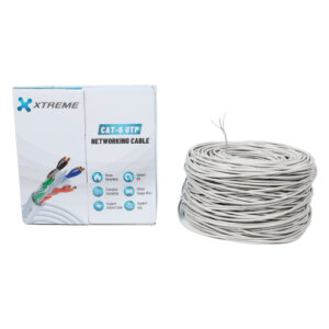 XTREME XUTP6 NET CORE INDOOR CAT6 UTP CCA GREY NETWORKING CABLE