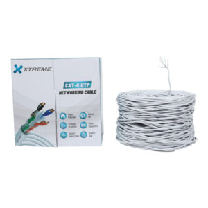 XTREME XUTP6 NET CORE INDOOR CAT6 UTP CCA WHITE NETWORKING CABLE