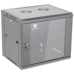 XTREME XR9U WALL MOUNT NETWORK CABINET 9U RACK WITH PDU UNIT
